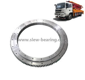 China Slewing Rulg Rulment cu două rânduri de amestec de beton Mașină a utilizat inel de turnare