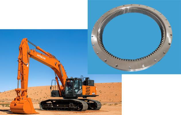 Rulment de balansare a excavatorului